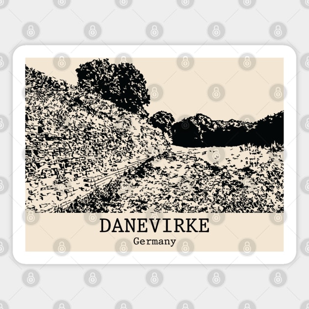 Danevirke - Germany Magnet by Lakeric